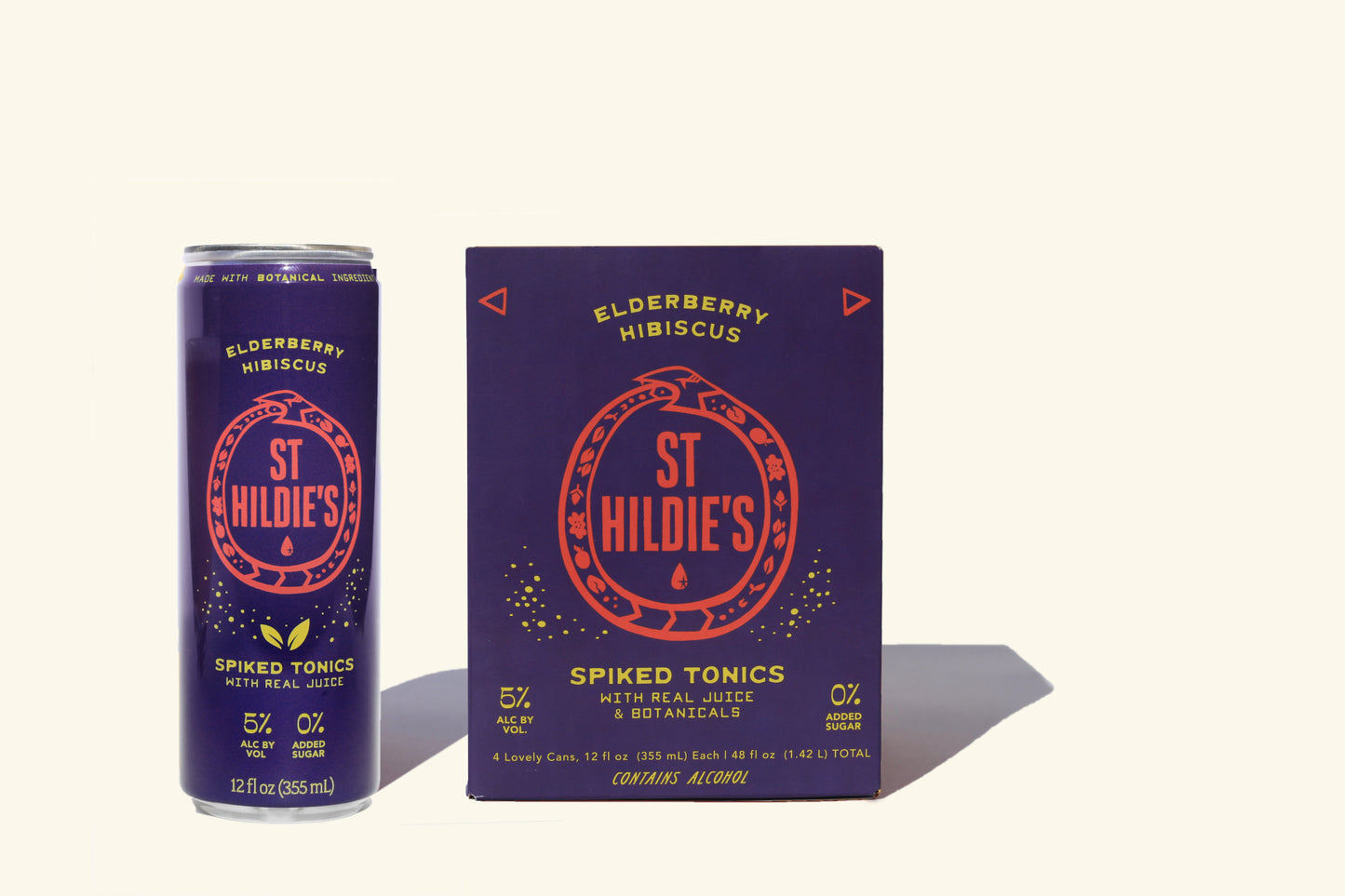 St Hildie's Elderberry Hibiscus Spiked Tonics