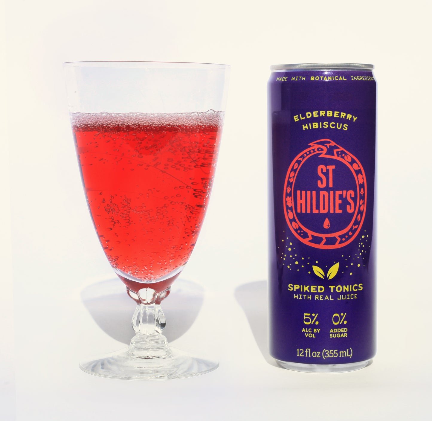 St Hildie's Elderberry Hibiscus Spiked Tonics