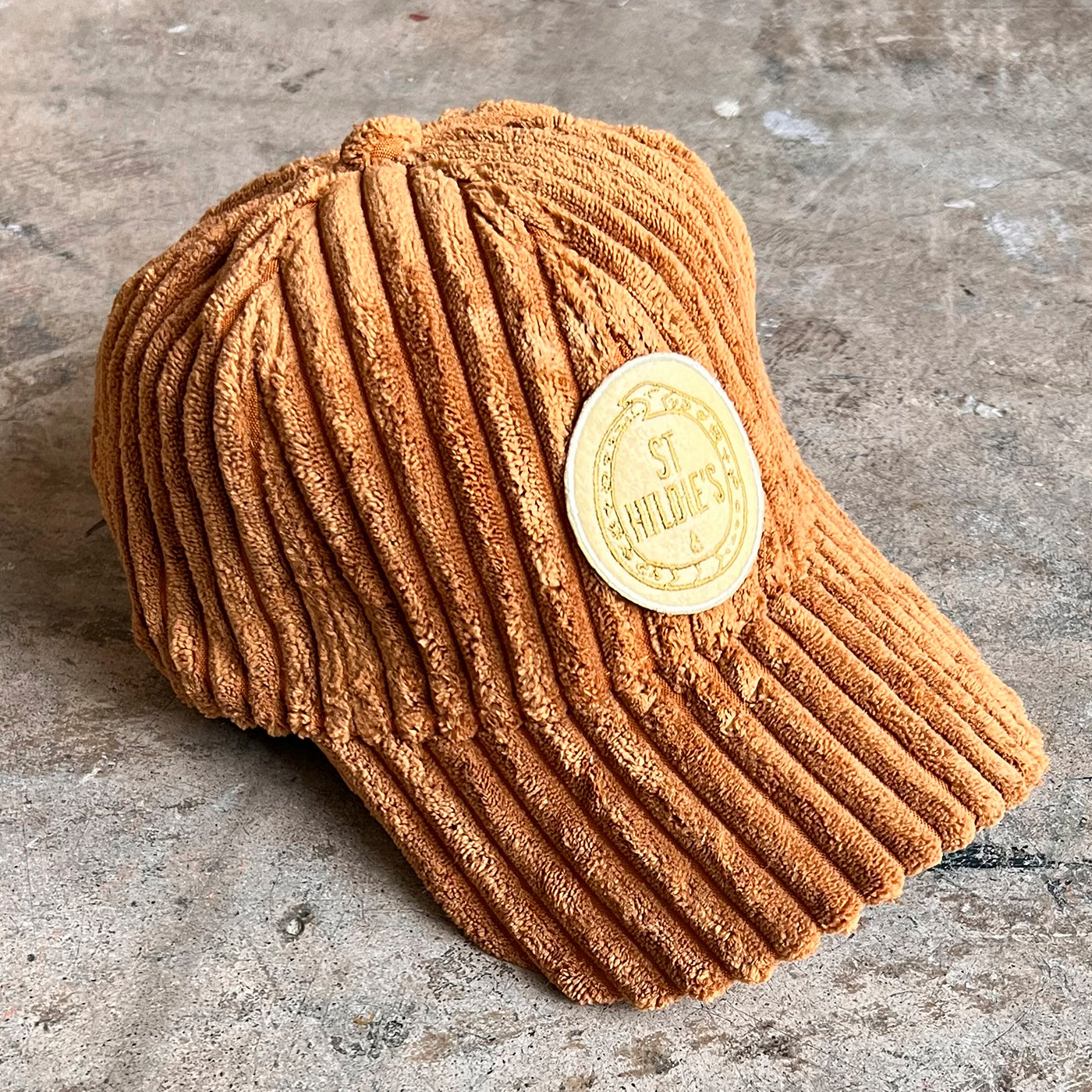 St Hildie's Amber Plush Hat