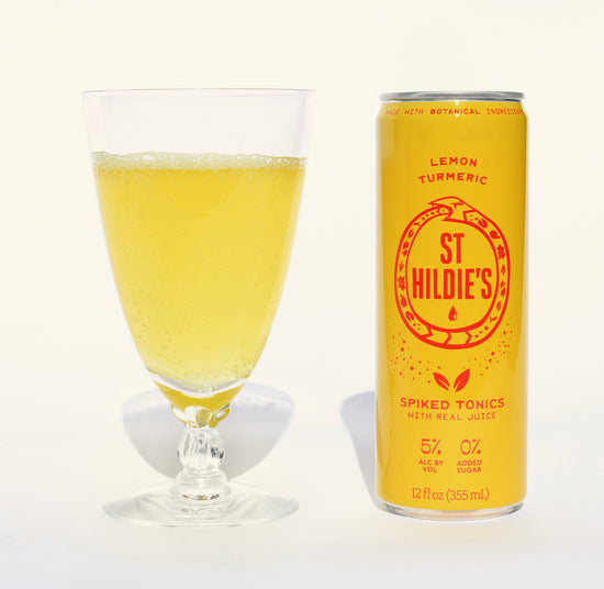 Load image into Gallery viewer, St Hildie&amp;#39;s Lemon Turmeric Spiked Tonics
