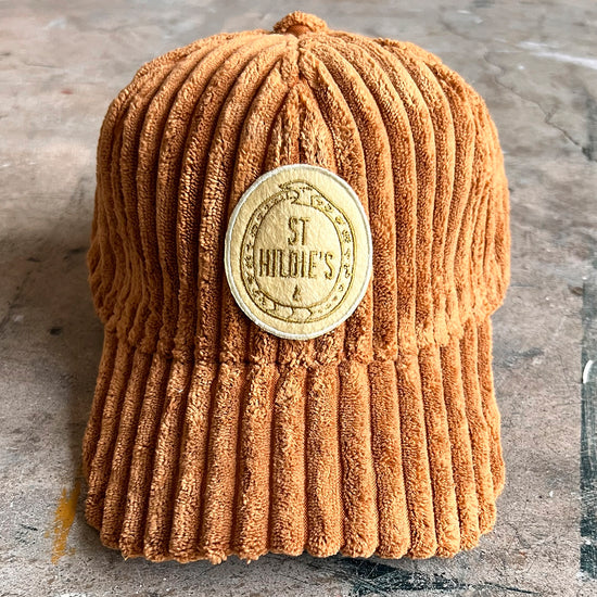 St Hildie's Amber Plush Hat